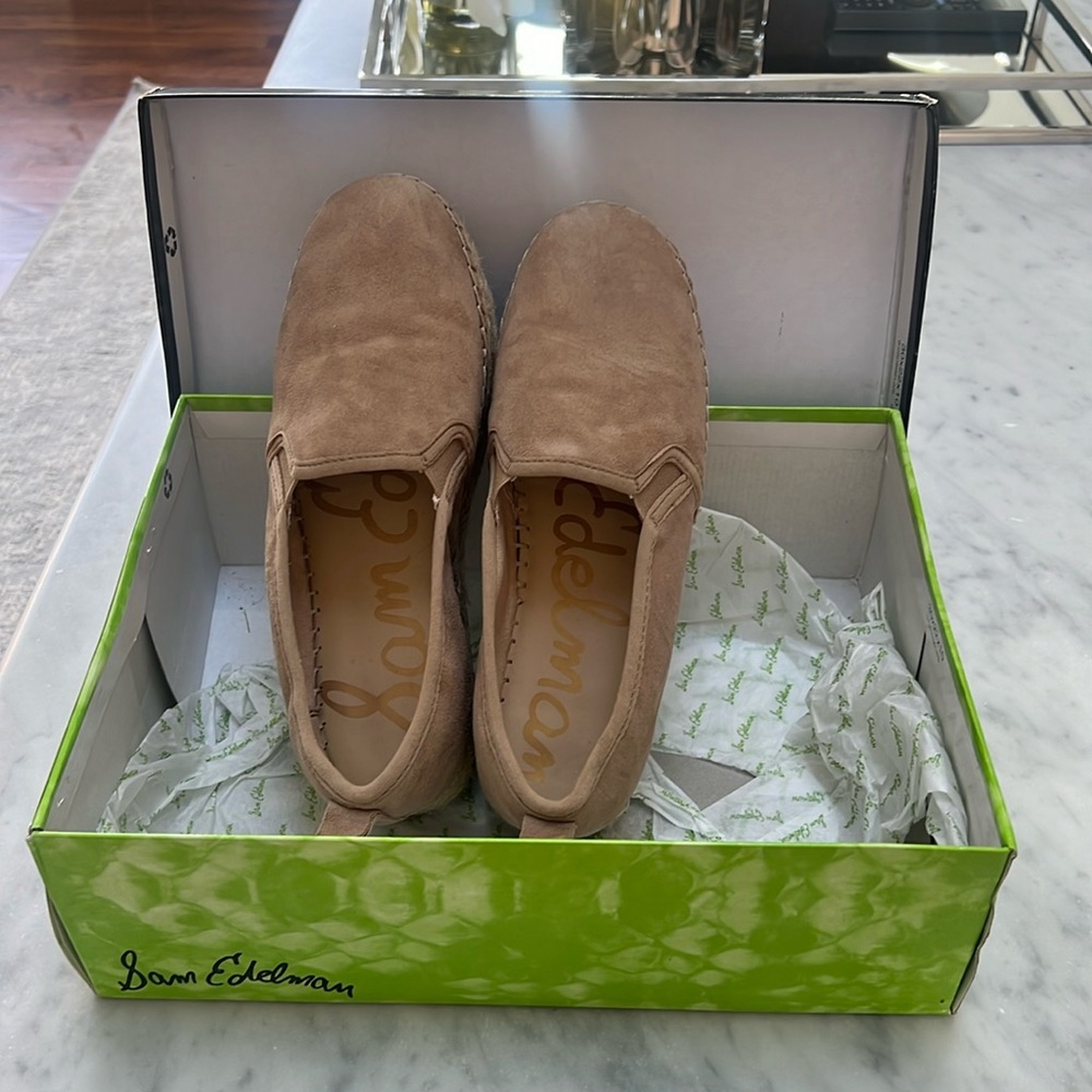 Sam Edelman suede brown shoes barely worn size 7